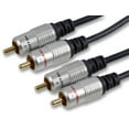 thumbnail image 1 of PRO SIGNAL - 2x Phono (RCA) Male to 2x Male Lead, 10m Black, 1 of 1