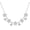 White, variant on Star Pendant Necklace in 925 Sterling Silver with 5 Moissanite Star Charms & Accents, Adjustable Moissanite Necklaces for Women, 16"+2" Chain, Handcrafted Jewelry Diamond-Alternative Gifts