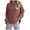 Brick Red, variant on PMVFHDE Women Oversized Sweater Crewneck Long Sleeve Oversized Fuzzy Knit Cozy Sweaters For Women Warm Pullover Top Khaki,XL