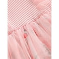 thumbnail image 6 of Bagilaanoe Toddler Baby Girl Summer Dress Floral Print Ruffle Sleeveless A-line Princess Dresses 12M 18M 24M 3T 4T 5T Kid Patchwork Tulle Skirt, 6 of 8