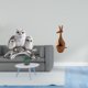 thumbnail image 2 of Escultura de búho moderna, adorno de mesa para sala de estar, oficina, dormitorio, armario, estantería, mesita de noche, decoración de fiesta., 2 of 7