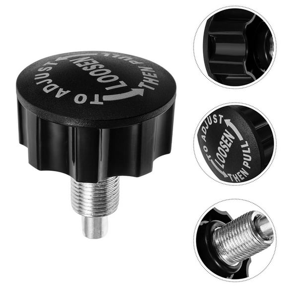 WRITWAA 2Pcs Weight Machine Pull Pin Knob Black Replacement Stable Support for Exercise Bike and Weight Bench