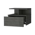 thumbnail image 6 of FM FURNITURE Augusta Floating Nightstand with 2-Tier Shelf and 1-Drawer, 6 of 6