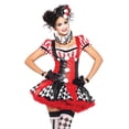 thumbnail image 1 of 3PC.Harlequin Clown,suspender, 1 of 2
