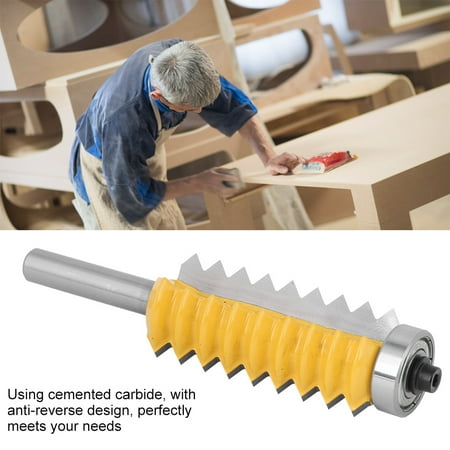 

Tebru 8 Shank Woodworking Cutter Rail Stile Router Bit Line Wave Type Wood Milling Stile Router Bit Woodworking Cutter