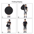 thumbnail image 5 of 5 en 1 Reflector de fotografía reflectores de luz para fotografía Multi-disco foto Reflector plegable con bolsa-translúcido, pta, oro, negro - 110cm Sunnimix Reflector de fondo de estudio, 5 of 5