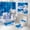 White, variant on Suncoda Bathroom Rugs, Soft Memory Foam Bath Mat - Non Slip Absorbent Thick Bath Matt, Rubber Back Shower Rug, Toilet Mats Bath, Mats for Bathroom Floor Toilet, Door Mat Washable