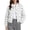 White, variant on Enjoytime Polka Dots Jackets for Women Long Sleeve Zip Up Lightweight Coat Fall Plus Size Fashion Work Casual Outerwear