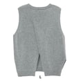 thumbnail image 2 of Spring Autumn Women Knitted Vest Portable Washable Replacement Washable Solid Color Stylish Fashionable Thermal Girls Sleeveless Sweater Clothes Grey L, 2 of 9