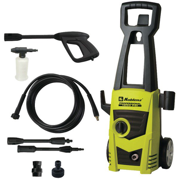 Koblenz 1650 PSI Pressure Washer, Yellow