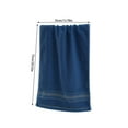 thumbnail image 2 of XGFHYJEH Hand Towel, Towel Clearance, Hand Towels Under $5, Hand Towels for Bathroom, Spring Hand Towel, Towel For Bath, Hand, Face, Gym, Spa, cotton, 35*75cm, Navy, 2 of 5