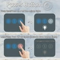 thumbnail image 5 of Oval Bathroom Backlit Smart 16" X 24" Mirror with Lights Oval Lighted Mirror for Bathroom 3 Color Anti Fog Dimmable Wall Mounted Frameless Backlit Light up Makeup Ovals LED Bathroom Mirrors, 5 of 6
