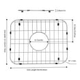 thumbnail image 6 of Kitchen Bottom Sink Protector Grid Wire Grid 304 Stainless Steel 16" x 12-1/2", 6 of 12