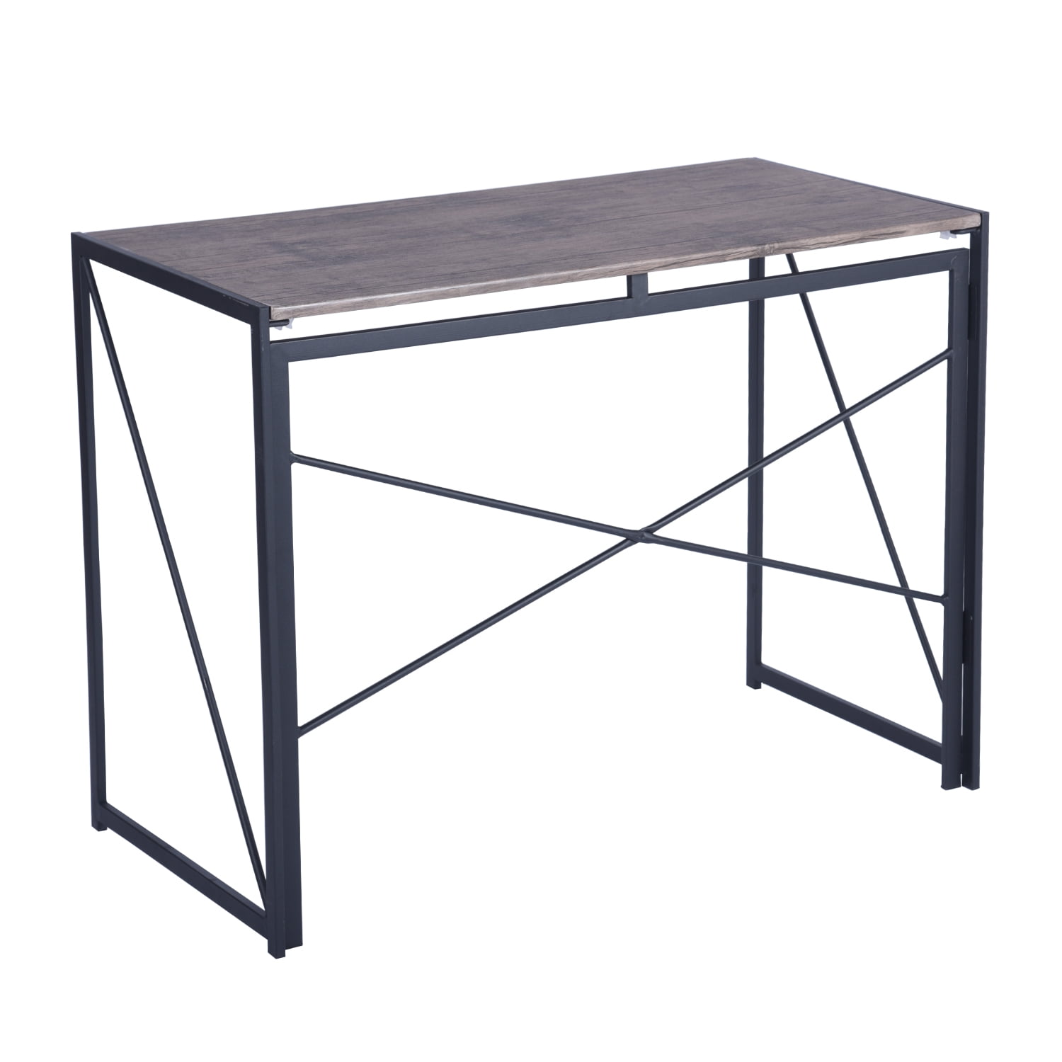 Kepooman Portable Folding Desk Computer Gaming Desk, Laptop Desk, Small Kids Writing Desk for Home Office, Walnut Color Kepooman Portable Folding Desk Computer Gaming Desk, Laptop Desk, Small Kids Writing Desk for Home Office, Walnut Color