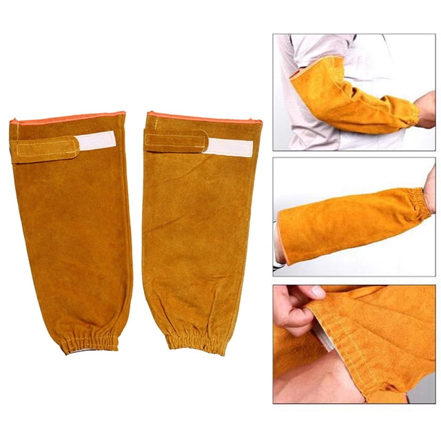 Mangas de soldadura Macarena Mangas de soldadura hombres resistentes cuero