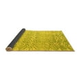 thumbnail image 2 of Ahgly Company Indoor Round Solid Yellow Modern Area Rugs, 8' Round, 2 of 4