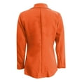 thumbnail image 3 of Vedolay Blazer Jackets for Women Blazers for Women Casual Open Front Long Sleeve Fashion Lightweight Jacket,Orange M, 3 of 4