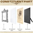 thumbnail image 6 of DESIGNICE Vintage Picture Frames,Multi Scene Fit Wall Frames,Message Note Family Picture Frame,5.91"X3.94",Silver, 6 of 7