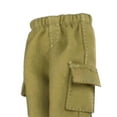 thumbnail image 6 of 1/12 Women Casual Pants Miniature Clothing for 6 inch Figures Doll Model Green, 6 of 7