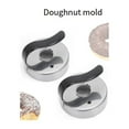 thumbnail image 3 of Stainless Steel Donut Mould Cake Mold Multifunctional Donut Ring Fondant Cookie Muffin Makerbaking, 3 of 5