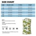 thumbnail image 6 of Uemuo Green Hawaii Palms Pattern Men's Sleeveless T-Shirt,Muscle Athletic Tank Top, Moisture-wicking Quick-dry Breathable Classic Tee Top for Gym Run Outdoor Sports-Small, 6 of 8