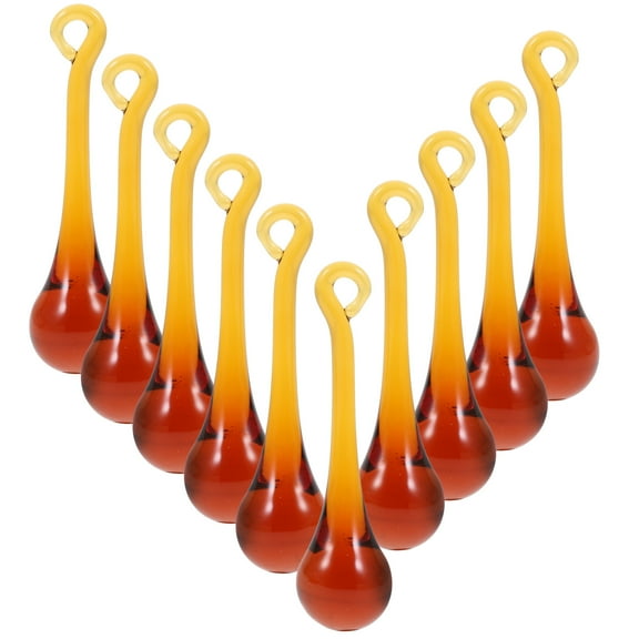 HOMEMAXS 10pcs Crystal Chandelier Prisms Creative DIY Pendant Decoration