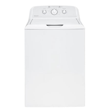 Hotpoint - 3.8 Cu. Ft. Top Load Washer - White on White with Silver
