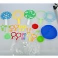 thumbnail image 2 of 28Pcs Bubble Wands Set Blowing Soap Bubble Maker Sticks Making Tool Set  Kids Gift Birthday Party Games Toys Green, 2 of 9