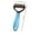 Light Blue, variant on Gumesh Dematting Comb for Cats & Dogs, Undercoat Rake, Safe Deshedding Grooming Tool, Gentle Matt Remover Detangler for Long Thick Haired Pets, Ergonomic Pet Grooming Brush (Pink)