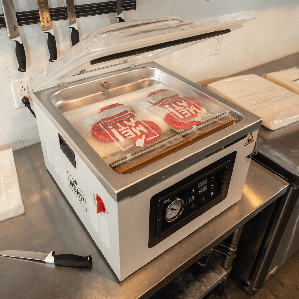 MEAT! Chamber Vacuum Sealer 16" with Adjustable Vacuum, for Meat, Fish, and Liquid Vacuum Sealing