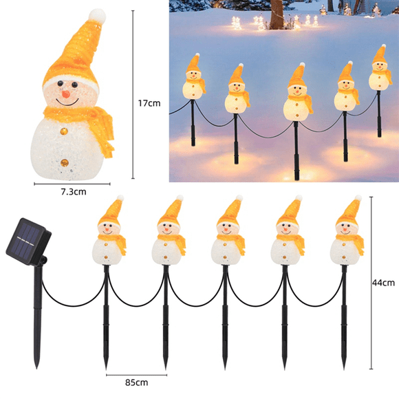 Christmas Decorations Solar Lights Outdoor Garden Decor -Christmas Ornaments Solar Powered Garden Decor C,1 x Christmas Solar Lights set