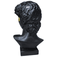 thumbnail image 3 of Busto david Decorativo negro Con Hoja de Oro 31Cm Resina, 3 of 3