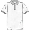 thumbnail image 3 of Classroom School Uniforms Adult Short Sleeve Pique Polo 58324, XL, SS Light Blue, 3 of 3