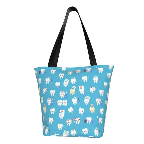 Easygdp Healthy And Ill White Teeth Bolso de Hombro para Mujer, Bolso Bandolera y Cartera de Mano Elegante para Uso Diario