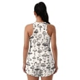 thumbnail image 2 of Xoenoiee Mushroom Print Tankini Swimsuits for Women High Waisted Bikini Sets Plus Size Two Piece Bathing Suits Tummy Control Swimwear, S, 2 of 7