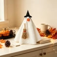 thumbnail image 4 of Halloween Desk Set 7in Mini Outfit with Ghost Cape and Witch Hat for Tabletop Figurines Spooky Cute Office Decor Display Items Props Collections Extras Special Edition Deluxe Pack, 4 of 6