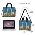 thumbnail image 3 of Laptop Bag Laptop Briefcase 15.7 x 3 x 11.8 Inches Laptop Bag Briefcases Laptop Storage Travel Laptop Bag Work Laptop Bag Two Cute Giraffes, 3 of 8