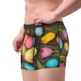 thumbnail image 2 of Uemuo Easter eggs Pattern Men's Boxer Briefs,Trunk Anti-Chafing,Comfortable, Durable, and Stylish Underwear-X-Large, 2 of 5