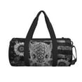thumbnail image 2 of XMXT Unisex Large Sports Tote Gym Bag for Women, Sunflower Dinosaur Pattern Weekenders Bags Travel Bag, 2 of 8