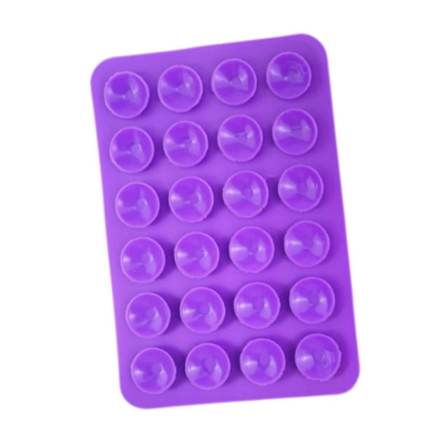 BELOVING Phone Suction Holder Fixture Suction Back Sticker Pad for Selfies and Videos Violet