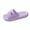 Purple, variant on Purple Womens House Slippers Non Slip EVA Slide Sandals Quick Dry Breathable Lightweight Cushioned Bathroom Shoes,Size 6.5