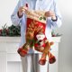 thumbnail image 1 of Jumbo Christmas Stockings Santa Snowman Reindeer Legs Large Holiday Decorations for Fireplace Mantle Tree Hanging Festive Party Gift Bags Family Home Xmas Celebration, 1 of 5