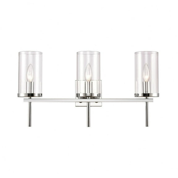 Thomas Lighting - 3 Light Bath Vanity   Chrome Finish - Thomas Lighting