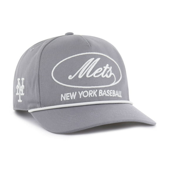Men's '47 Gray New York Mets Foundational Hitch Adjustable Hat