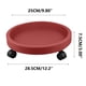 thumbnail image 2 of Flower Pot Support For Indoor And Outdoor Use Universal Wheel Mobile Tray Flower Bottom Pot Tray Roller Round Chassis, 2 of 5