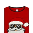 thumbnail image 3 of Holiday Time Toddler Boys Santa Chill Out Christmas Sweater, Sizes 12M-5T, 3 of 6