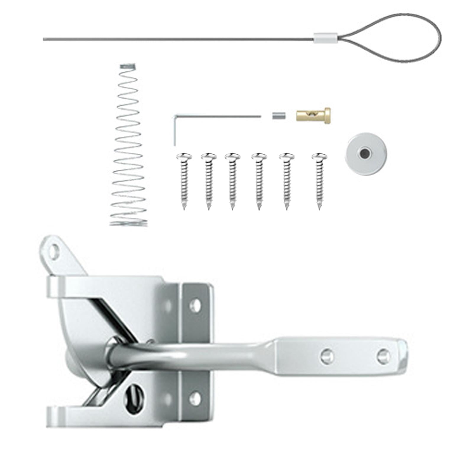 Fence Gate Self Locking Hardware for Yard Backyard Garden , , 43x144mm new