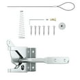 thumbnail image 2 of AMLESO Carbon Steel Fence Gate Latch Self Locking Door Locks Hardware Latch for new, 2 of 8