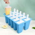 thumbnail image 2 of SXcggal Popsicle Mould，Popsicle Maker Popsicle Silicone Ice Popsicle Reusable Easy Release Ice Make Healthy Unbreakable Multifunctional Kitchenware, 2 of 4
