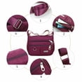 thumbnail image 4 of Douhoow Women Multi Pocket Messenger Bag Zipper Crossbody Bag Waterproof Shoulder Bag, 4 of 7